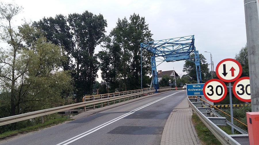 Most zwodzony na Wiśle Królewieckiej