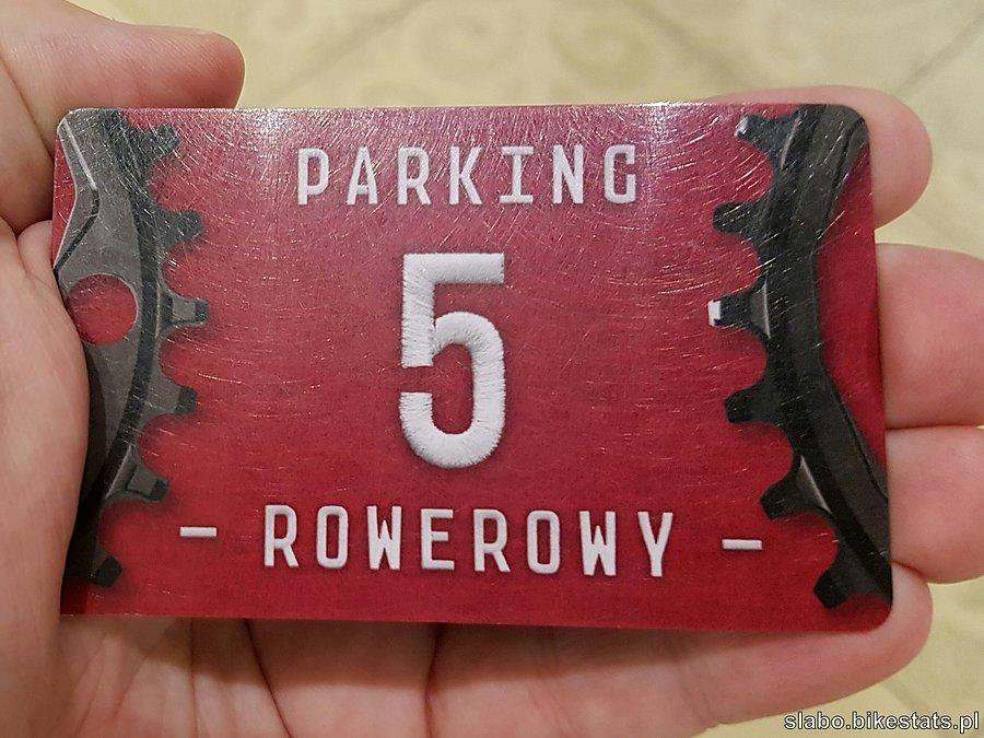 Bilet parkingowy strzeżonego parkingu rowerowego w Manufakturze