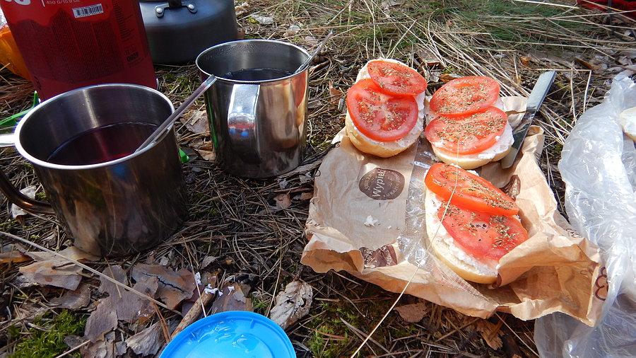 Wyprawa, dzień 3 - śniadanko na bogato