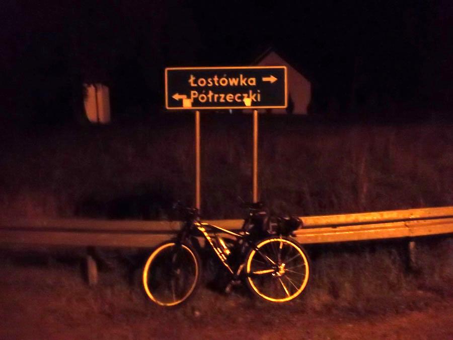Wreszcie na dobrej drodze: skręt na Półrzeczki