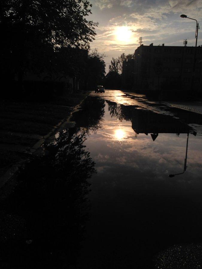 Słońce wyszło zza chmury