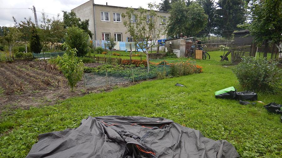 Wyprawa, dzień 4 - rozbijamy namiot