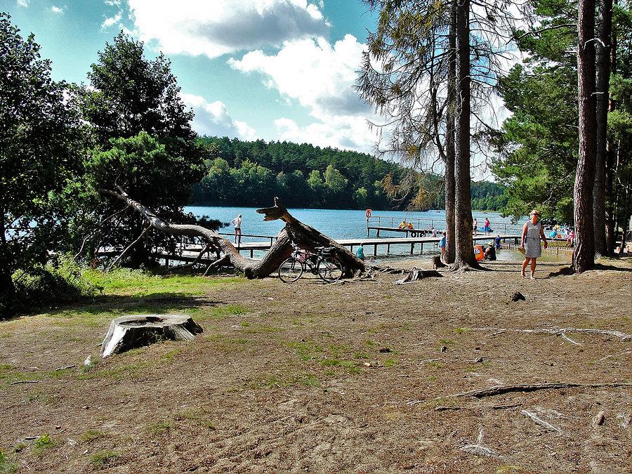 Wypad nad jezioro do Borówna - odwiedzić znajomych