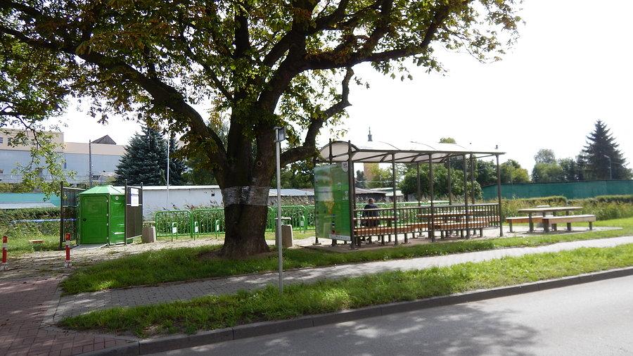 Wyprawa, dzień 5 - pierwszy spotkany przez nas MOR (Miejsce Obsługi Rowerzystów)