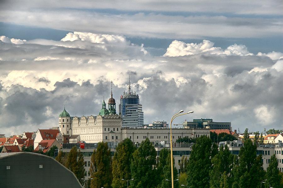 Widoki Szczecina z Trasy Zamkowej