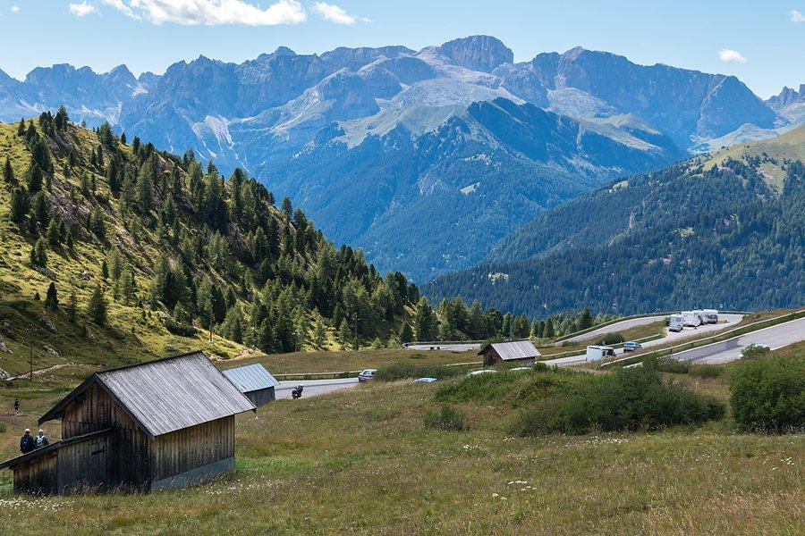 Widok na ostatni fragment podjazu