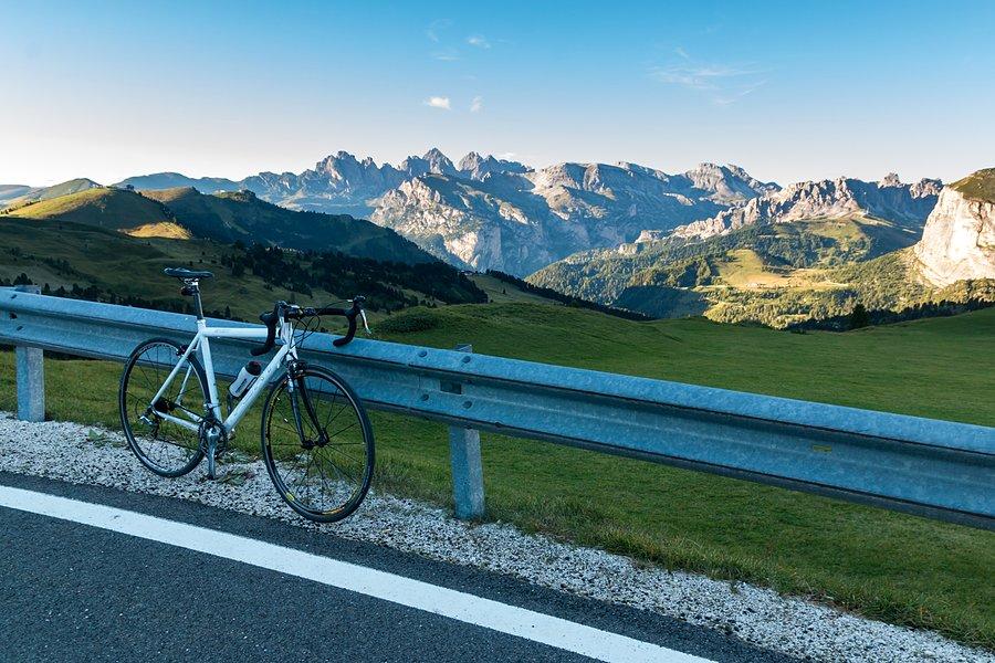 Skalne szczyty Dolomitów robią wrażenie