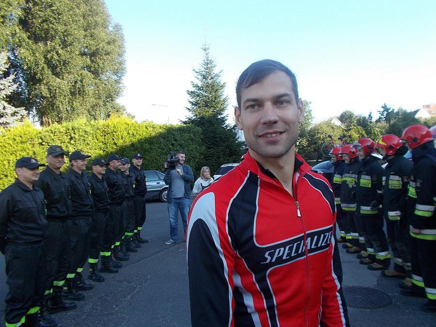 Paweł Koch na starcie wielkiej wyprawy