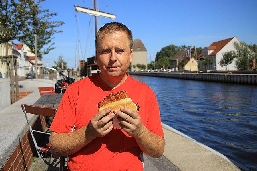 Fischbrötchen w Ueckermunde