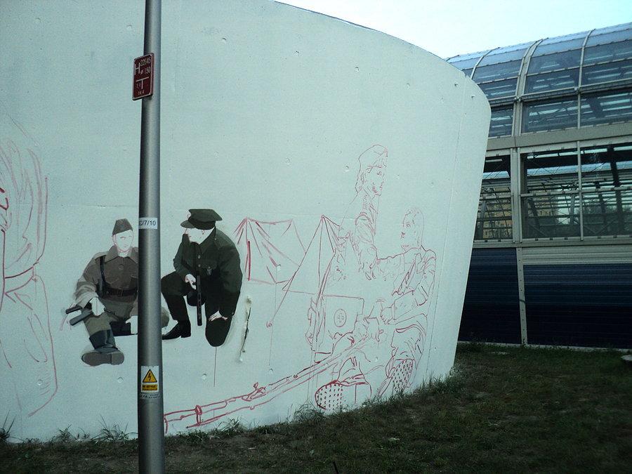 Tu jeszcze malowidło niedokończone