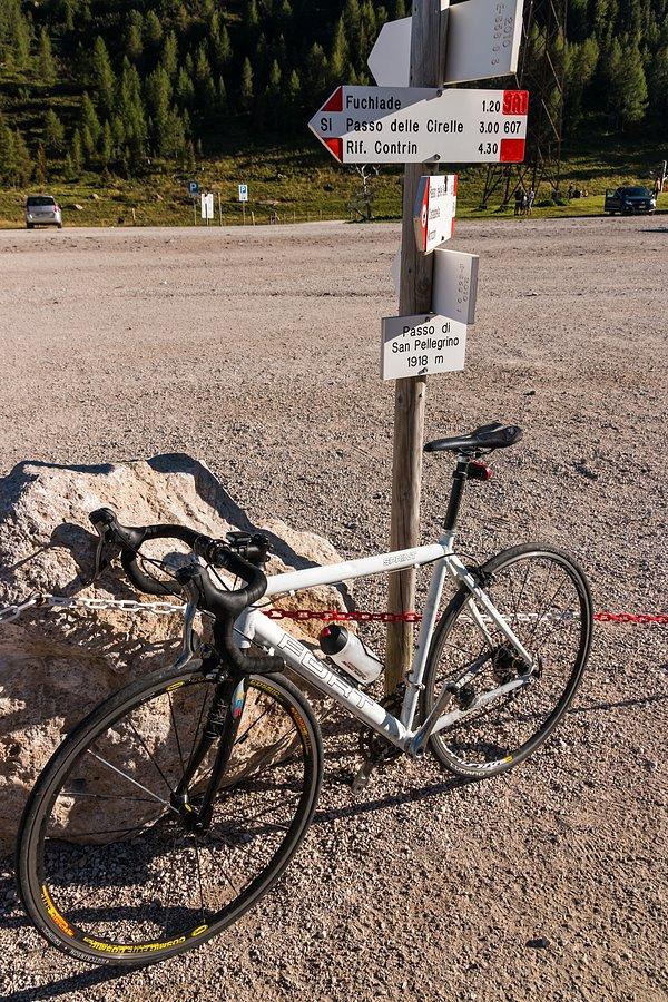 Passo San Pellegrino osiągnięte