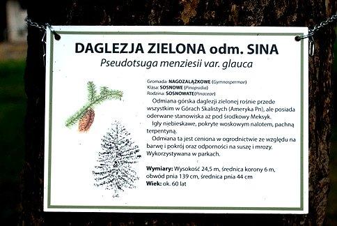 Jedna z tabliczek informacyjnych