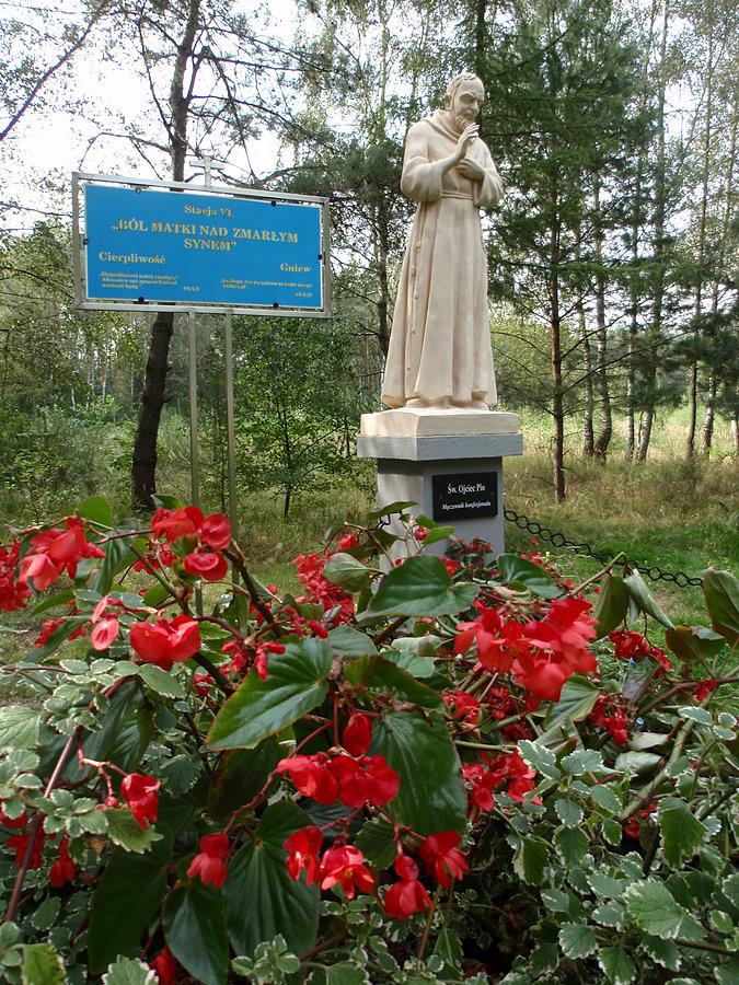 Jedna ze stacji drogi krzyżowej w Radawiu