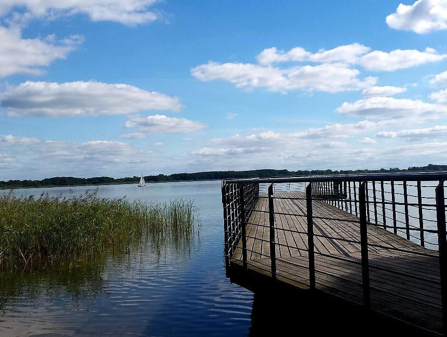 Jezioro Miedwie - ostatni pomost