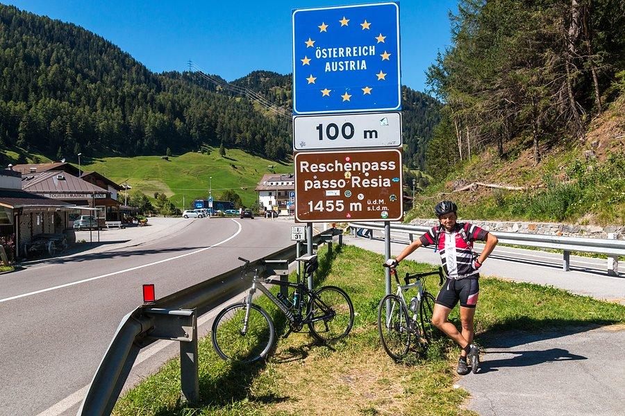 Passo Resia i poniekąd Austria zaliczone:)
