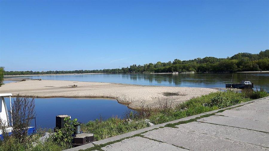 Piaszczysta łacha w Gassach