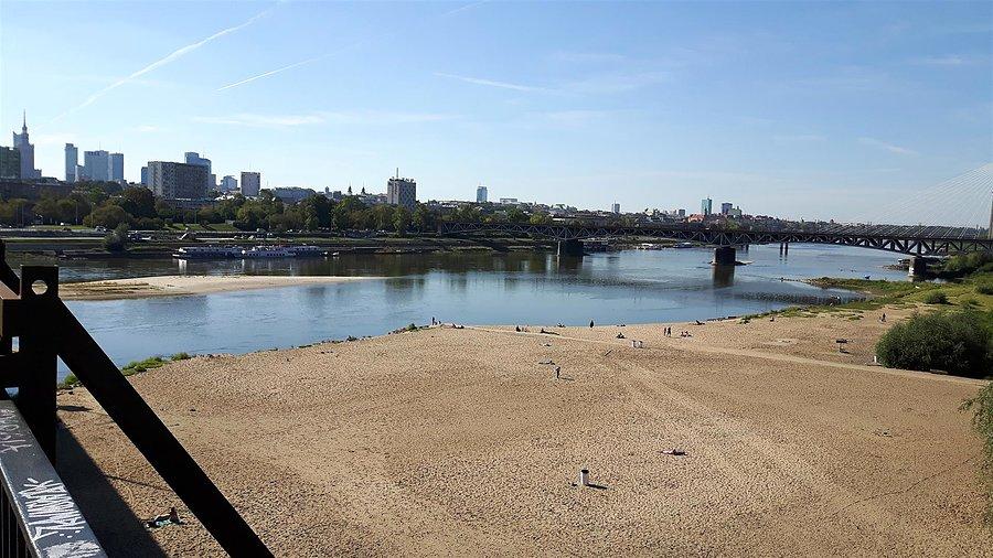 Plaża pod Mostem Poniatowskiego
