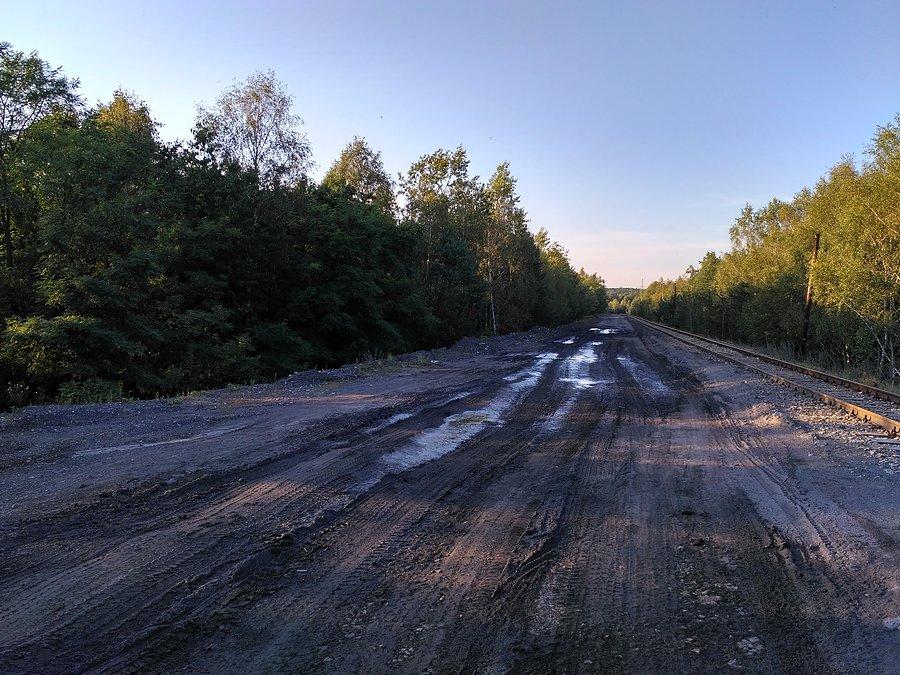 Droga z hałdy w Panewnikach