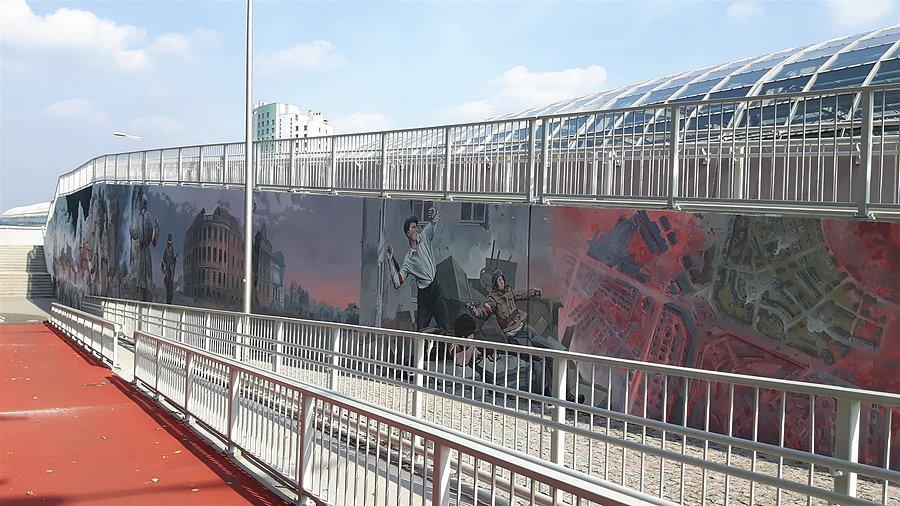 Kolejny etap - mural powstańczy