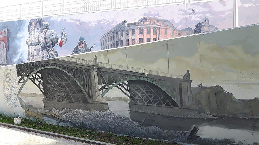 Postępy są widoczne - mural powstańczy