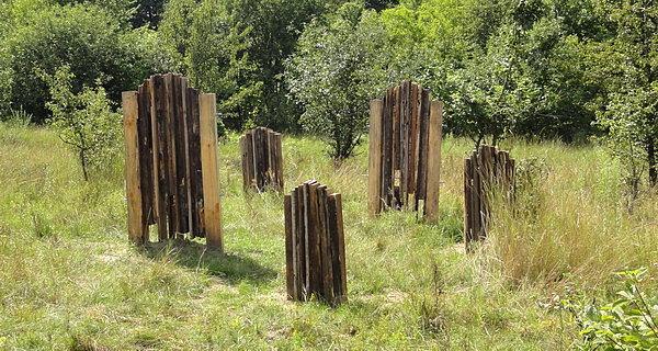 Jarosław Koziara / Domy samotnic (VI Land Art Festiwal)
