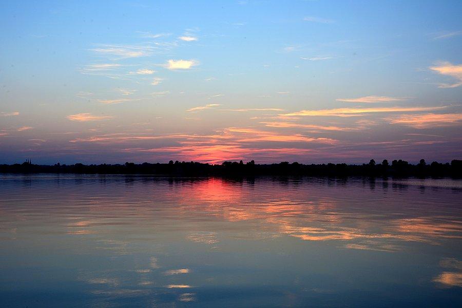 Zmierzch nad Zalewem Zemborzyckim