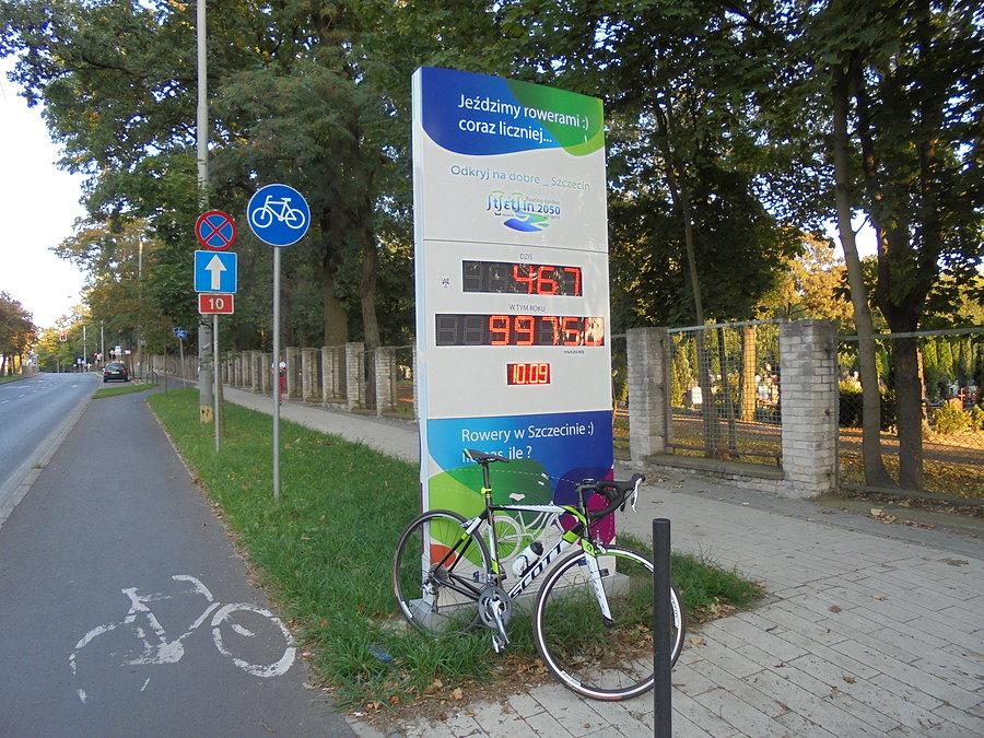 Szczeciński licznik rowerowy