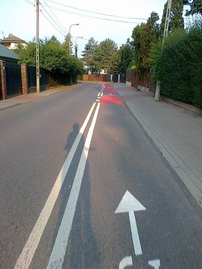 Kontrapas dla rowerów na drodze jednokierunkowej
