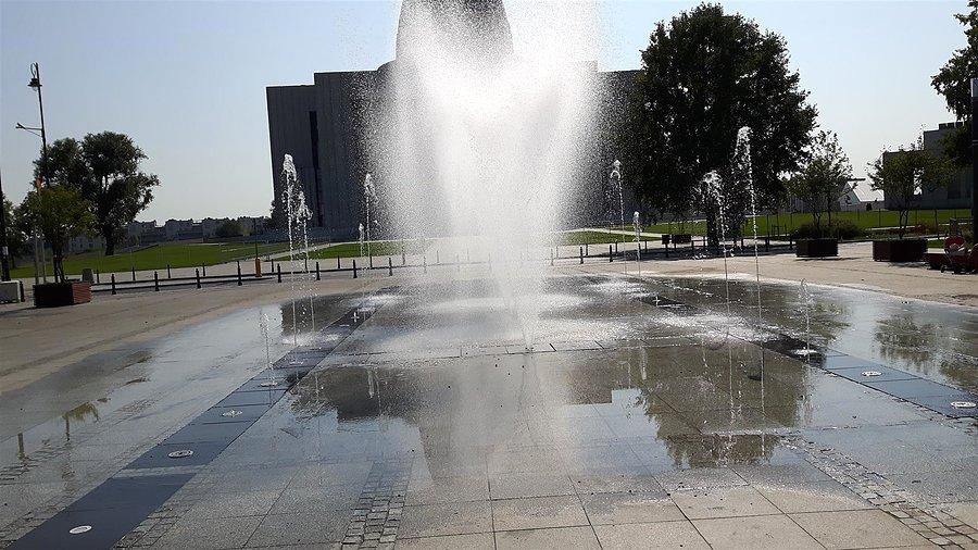 Miasteczko Wilanów, fontanna