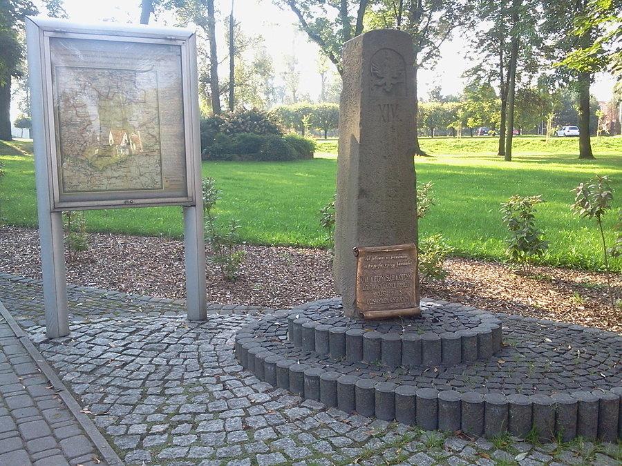 Slup graniczny w Pawłowicach (przeniesiony)