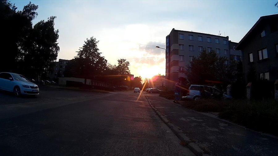 Jeszcze chwila i słońce zajdzie