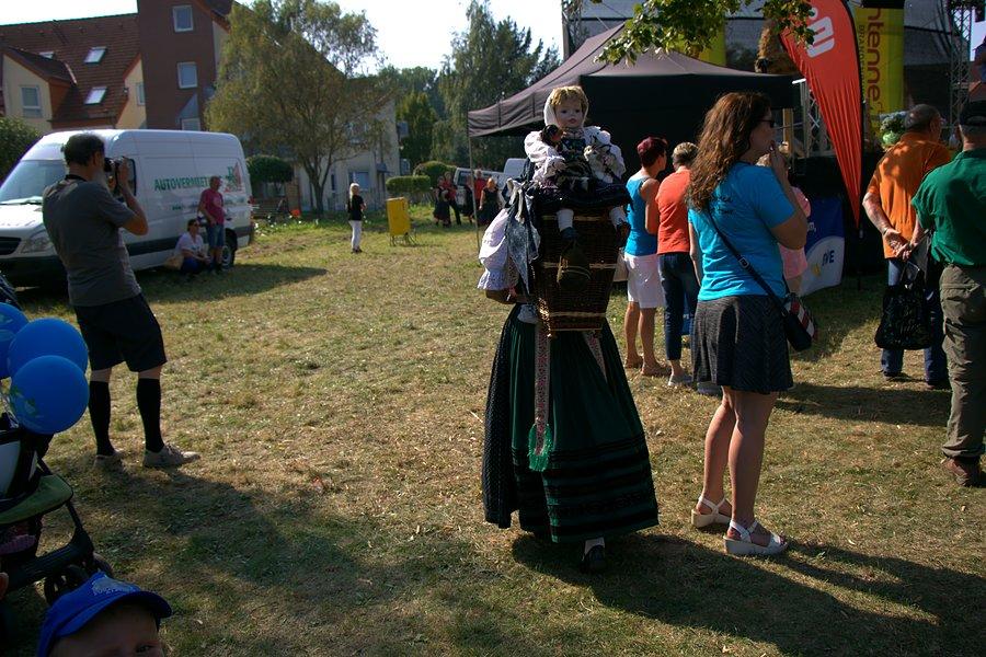 Na dożynkach w Beerfelde