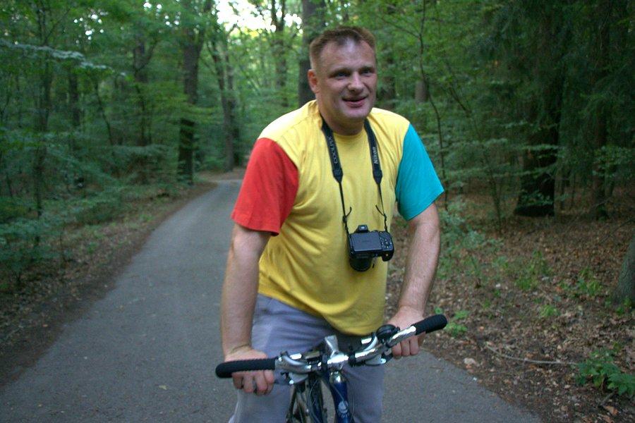 Dogonił nas pod górkę benasek :)