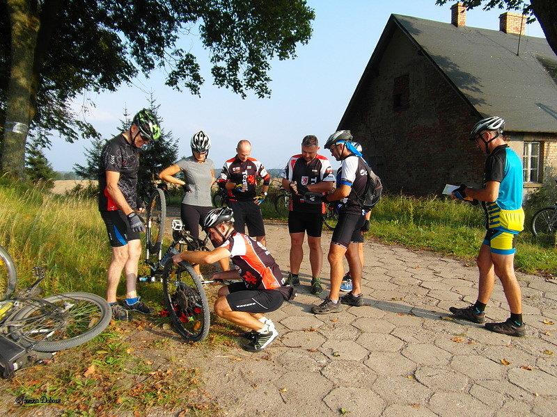 Na niebieskim szlaku- awaria roweru