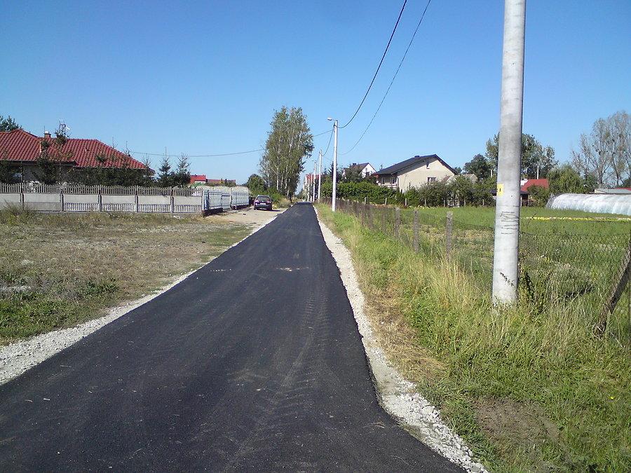 Ukończony asfalt w Kościerzycach