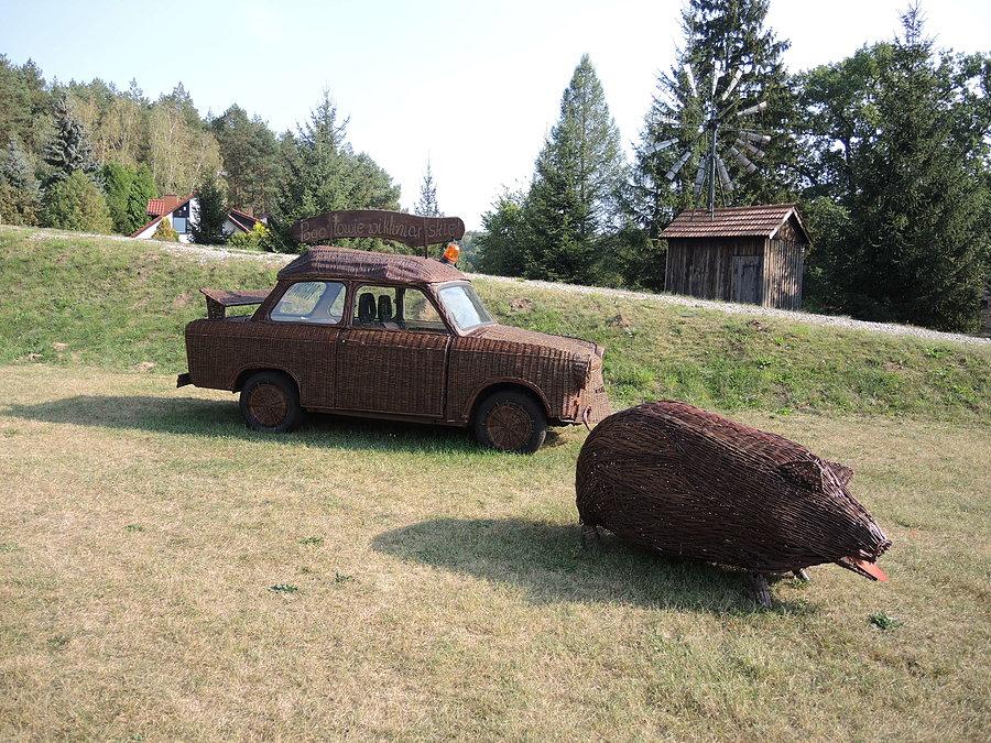 Na terenie Muzeum Młynarstwa w Jaraczu