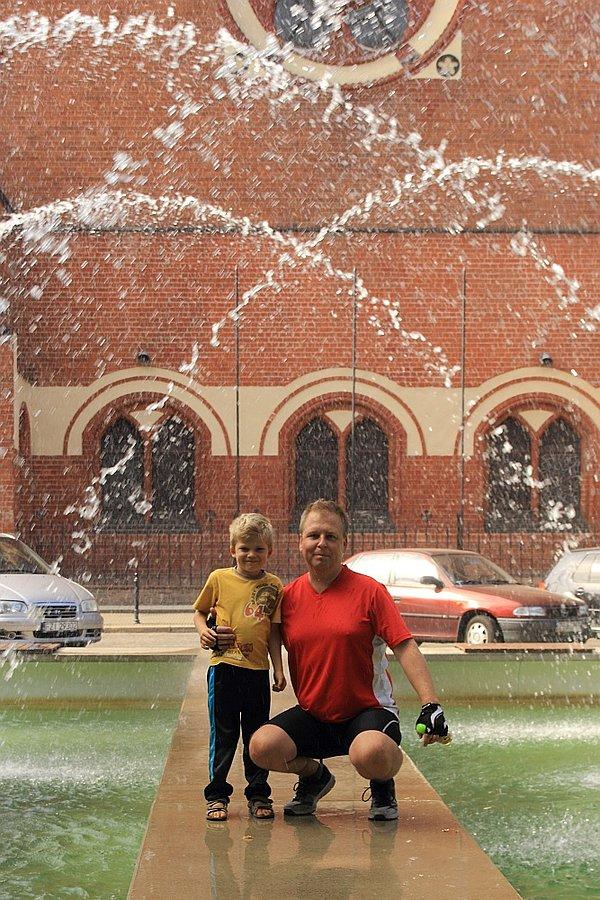 Fontanna na Placu Zwycięstwa