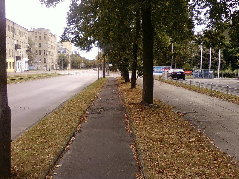 Dawna droga rowerowa przy Wojska Polskiego