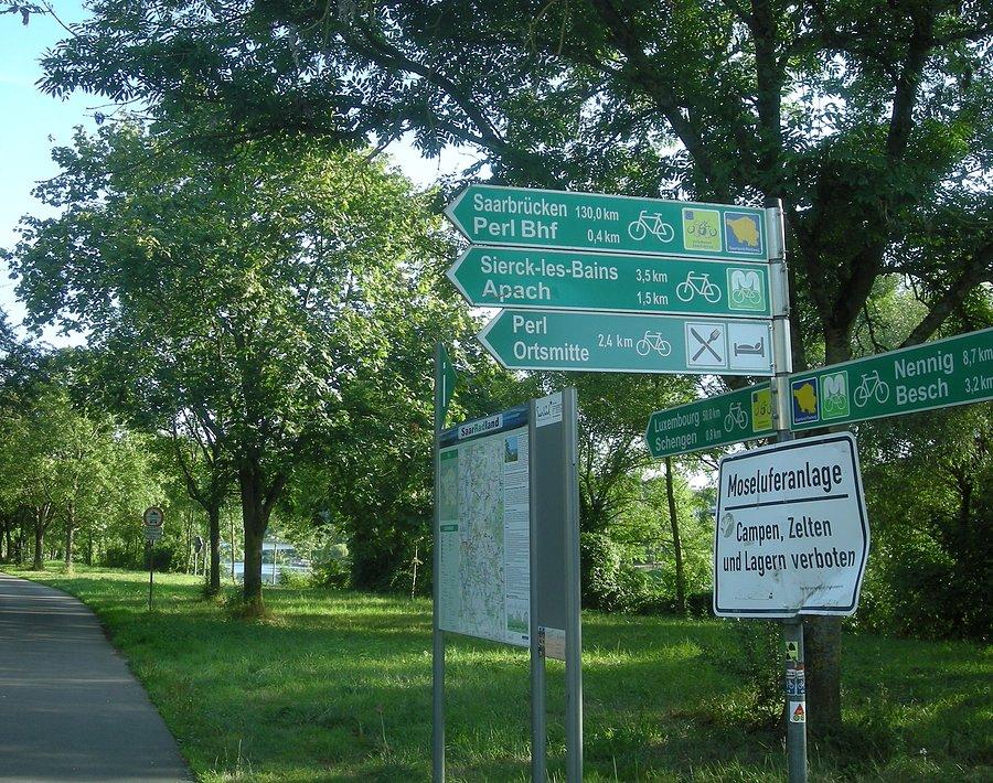 Wzdłuż brzegu Mozeli - 50 km od Luksa