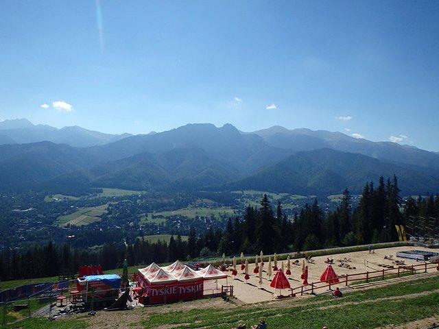 Widok na Tatry z Giewontem w roli głównej;)