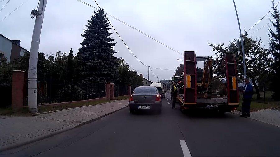 Mała niespodzianka na Bielszowickiej, czyżby planowali jakieś wykopki?