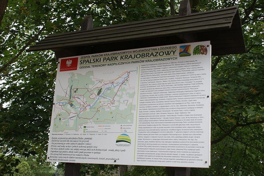 Teren Spalskiego Parku Krajobrazowego