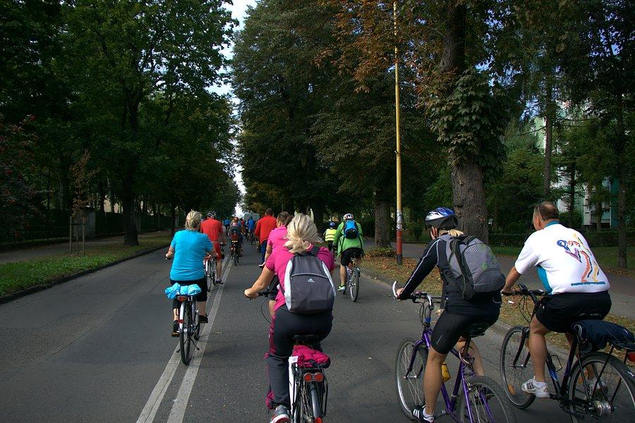 Na trasie Masowego Przejazdu Rowerowego