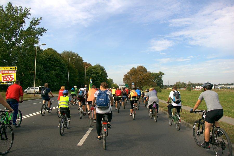 Na trasie Masowego Przejazdu Rowerowego