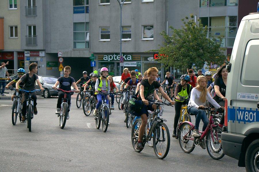 Na trasie Masowego Przejazdu Rowerowego
