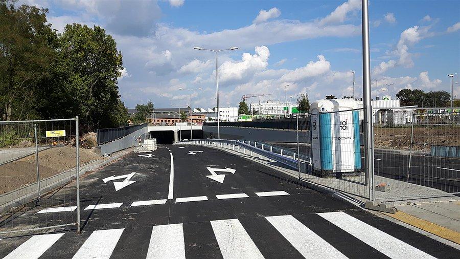 Tunel pod torami w Międzylesiu (w budowie)