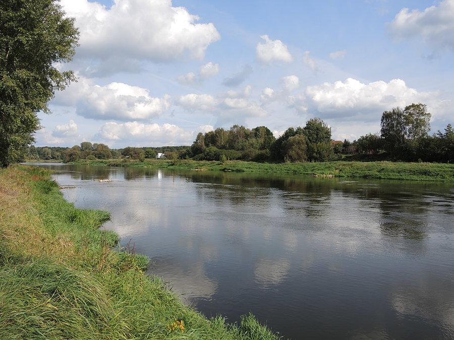 Widok na Wartę we Wronkach