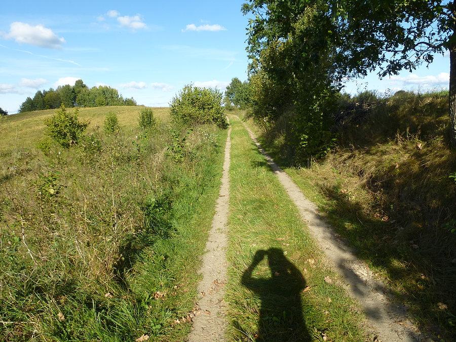 Tak tu prowadził mnie google maps najkrótszą drogą do Szczecinka