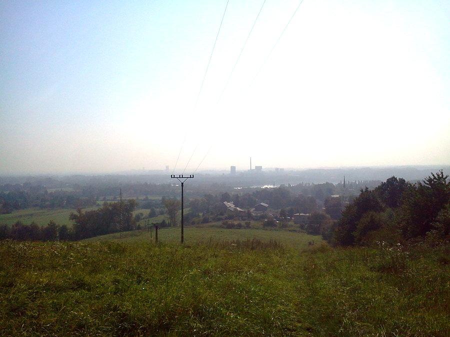 Zamglony widok na Doubrave