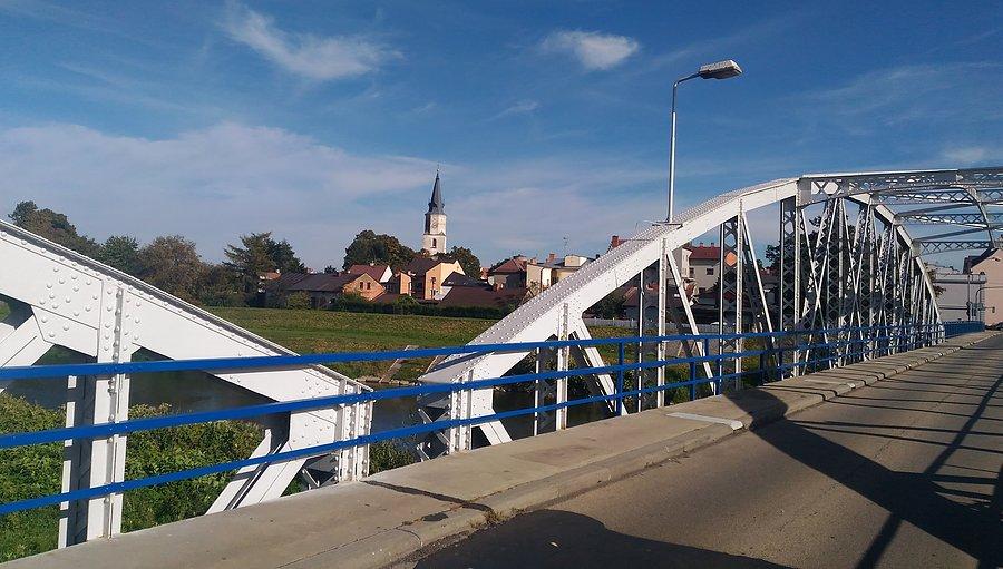 Stary Bohumin z mostu granicznego